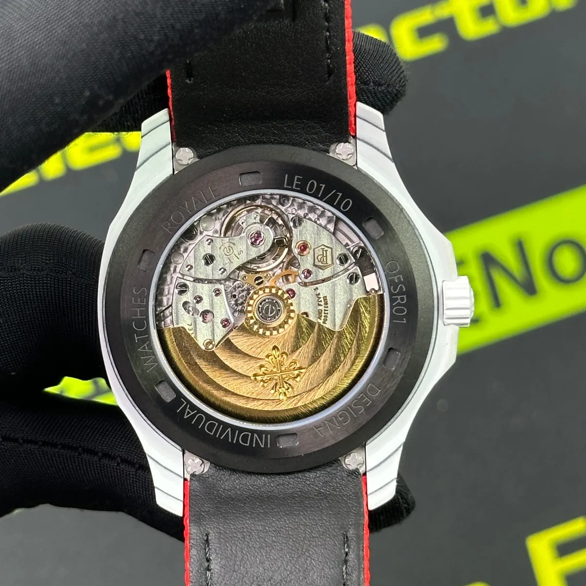 高仿百達翡麗DIW廠5167透底機芯與底蓋刻字驗貨實拍 Clean Factory 8131419.COM