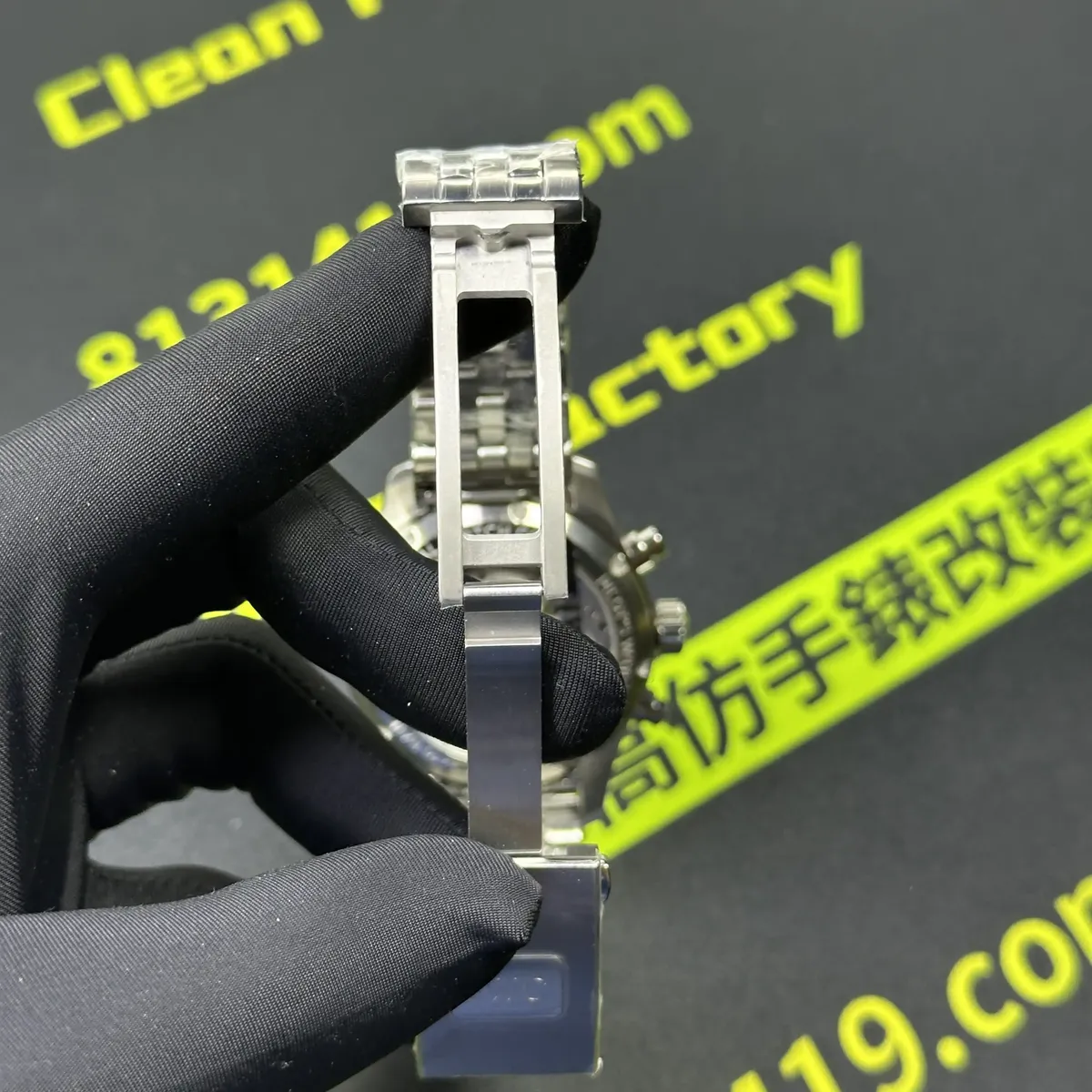 IWC摺疊扣打開狀態實拍 錶扣結構 Clean Factory 8131419.COM