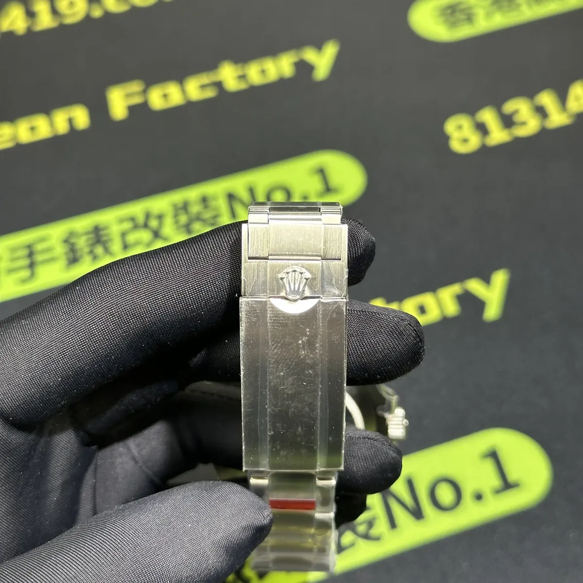 高仿勞力士蠔式摺疊扣皇冠刻字驗貨實拍 Clean Factory 8131419.COM