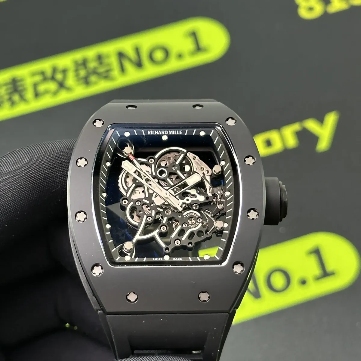 私人訂製RM055盤面微距特寫 VAUCHER RMUL3機芯 Clean Factory 8131419.COM