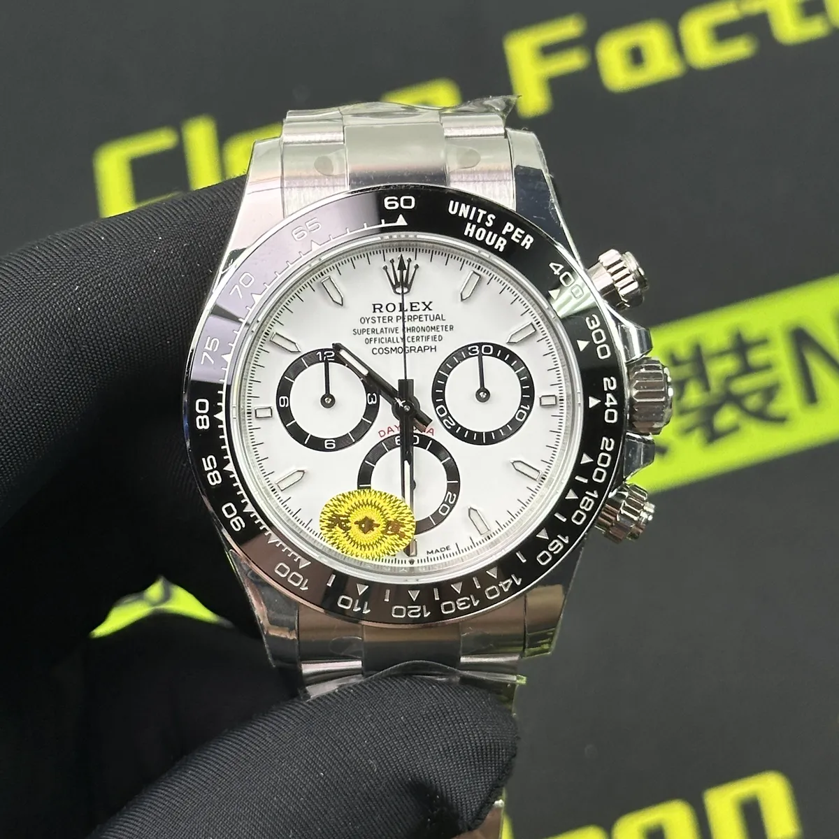 VS廠126500熊貓地通拿錶盤特寫 指針中軸 Clean Factory 8131419.COM