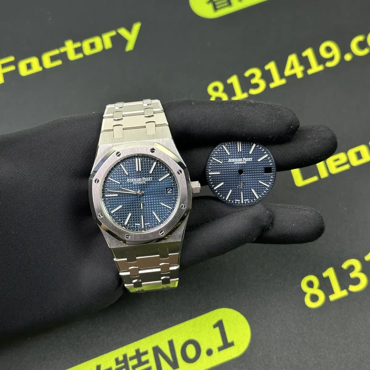 AP皇家橡樹藍盤改裝 代用盤對比實拍 Clean Factory 8131419.COM