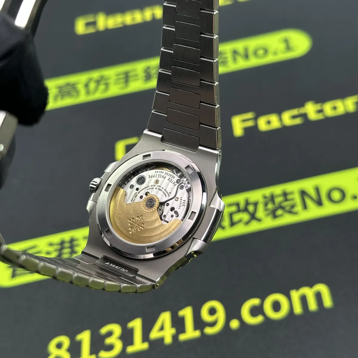 PP5711 Cal.324機芯 背透整錶實拍 Clean Factory 8131419.COM