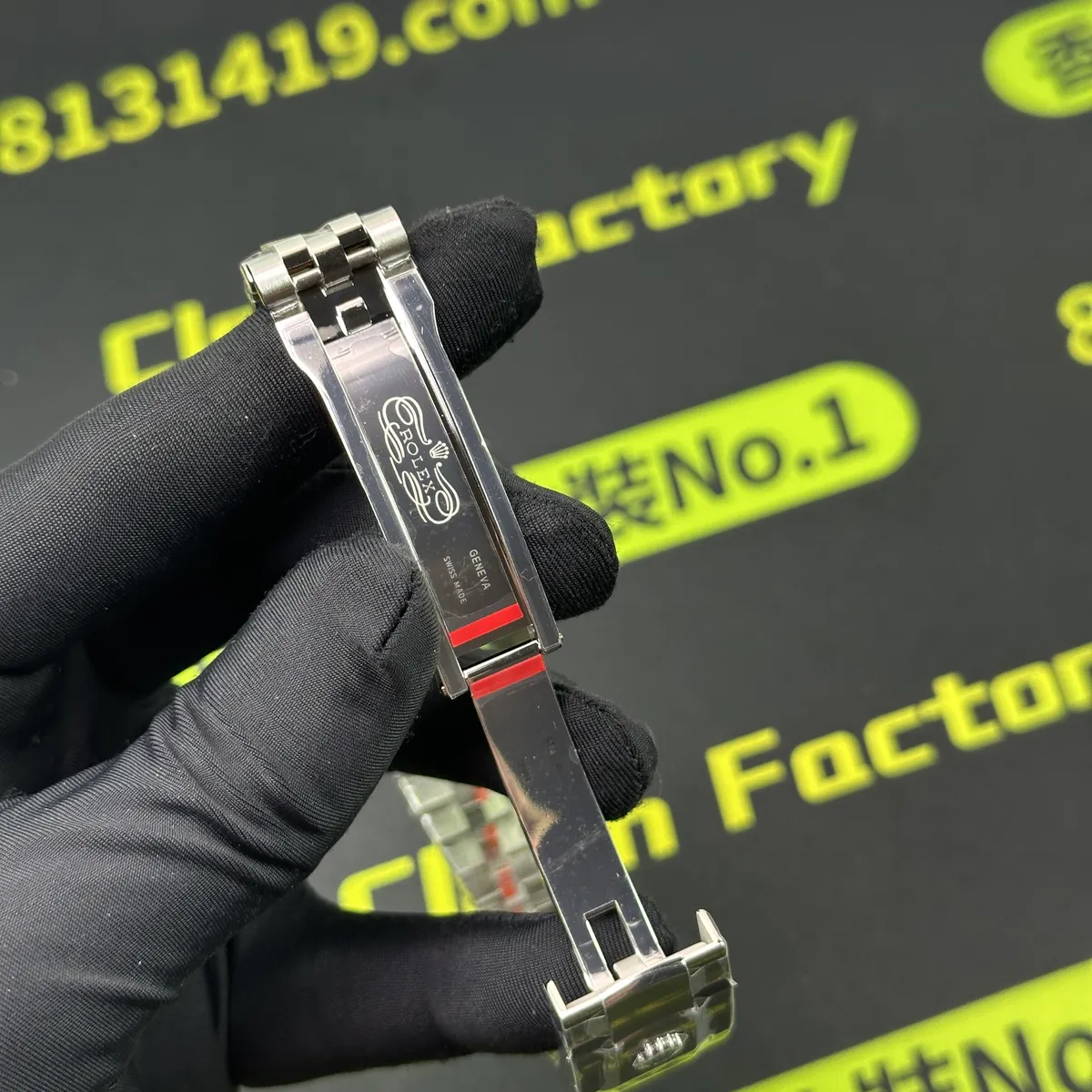 VS廠m126334-0014灰日誌 表扣內側刻字實拍 Clean Factory 8131419.COM
