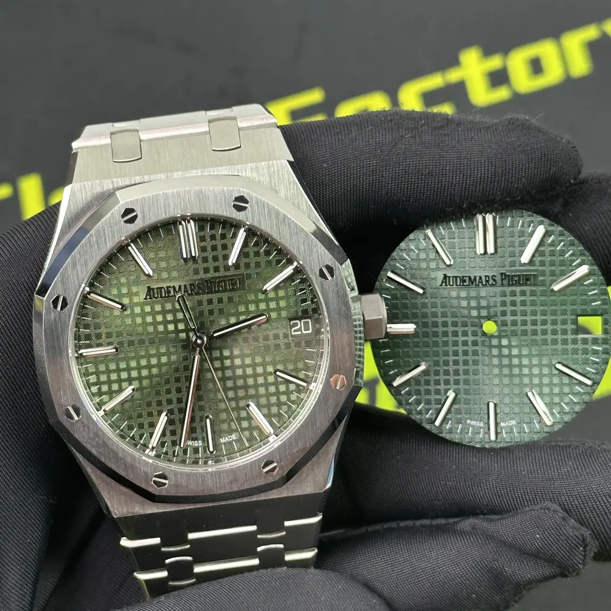 DDF廠愛彼15510ST訂製代用盤與原盤對比實拍 Clean Factory 8131419.COM