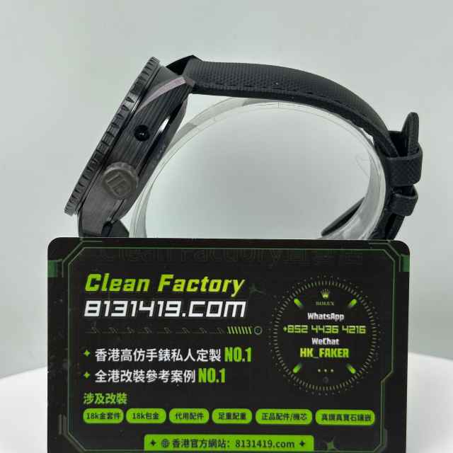 TW廠Blancpain五十噚系列5054-0130-B52A黑盤織物錶帶款