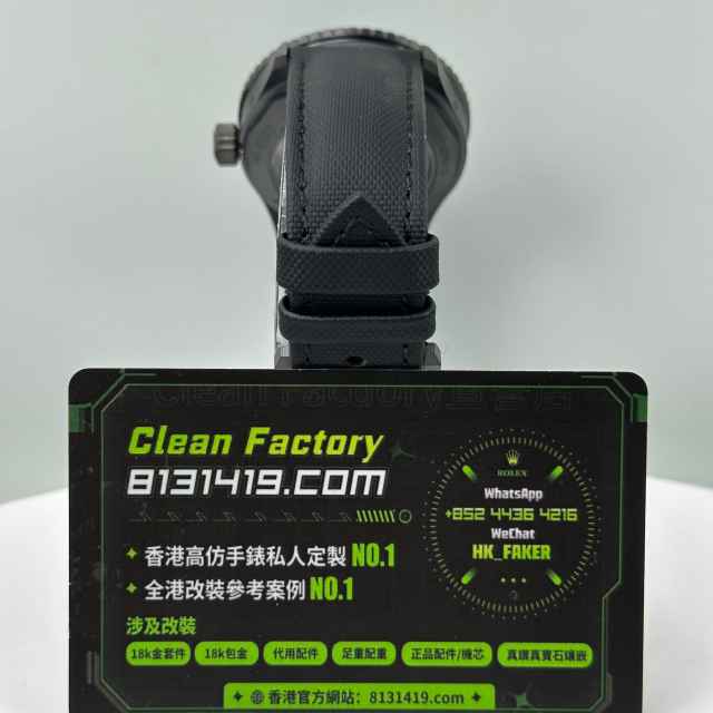 TW廠Blancpain五十噚系列5054-0130-B52A黑盤織物錶帶款