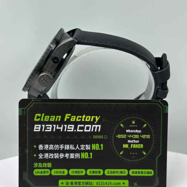 TW廠Blancpain五十噚系列5054-0153-B52A綠盤織物錶帶款