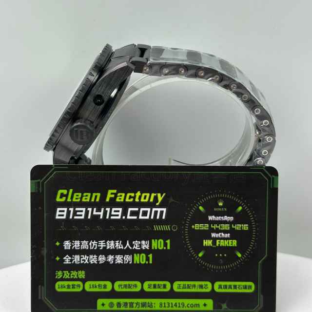 TW廠Blancpain五十噚系列5054-0153-01S綠盤月相陶瓷款