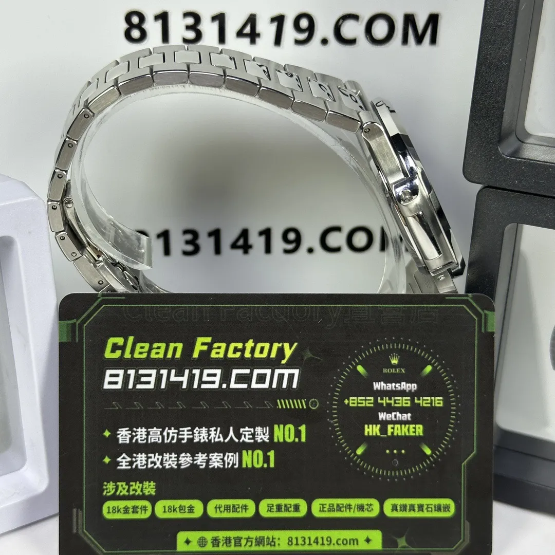 PPF廠5712A錶帶側面實拍 一體式鏈節 Clean Factory 8131419.COM