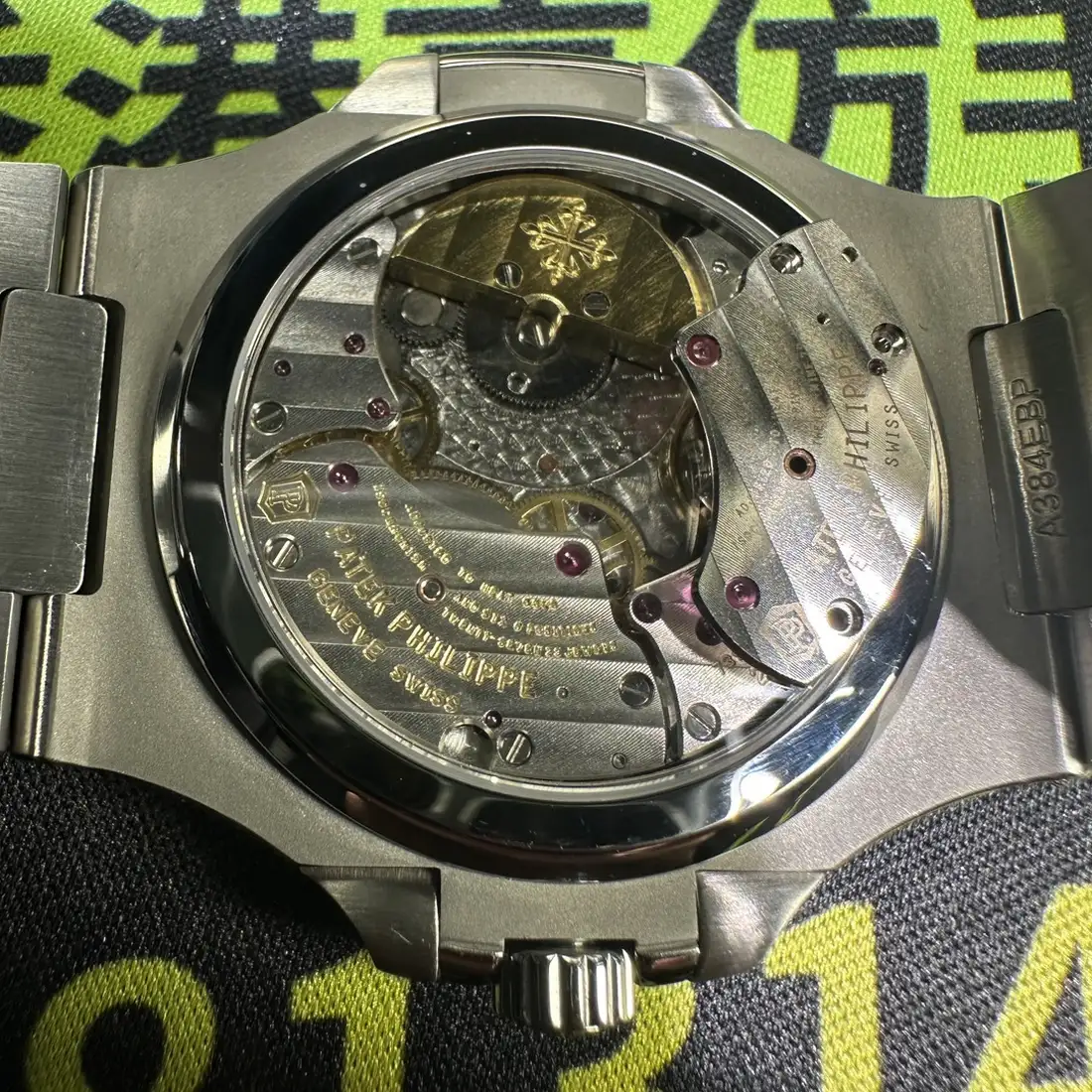 PPF廠5712A機芯細節實拍 金質迷你陀十字雕花PP印記 Clean Factory 8131419.COM