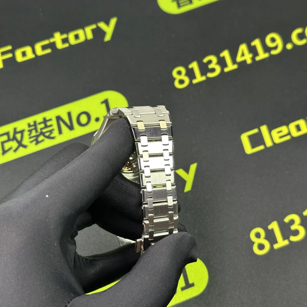 ZF廠16202ST錶帶打磨拋光實拍 反光刺眼效果 Clean Factory 8131419.COM