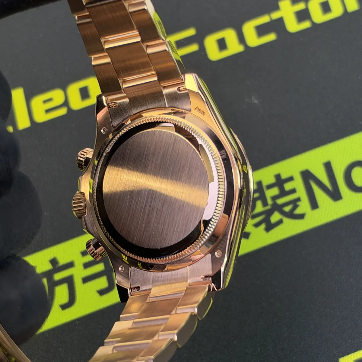 私人訂製地通拿m126505底蓋另一角度AU750刻印