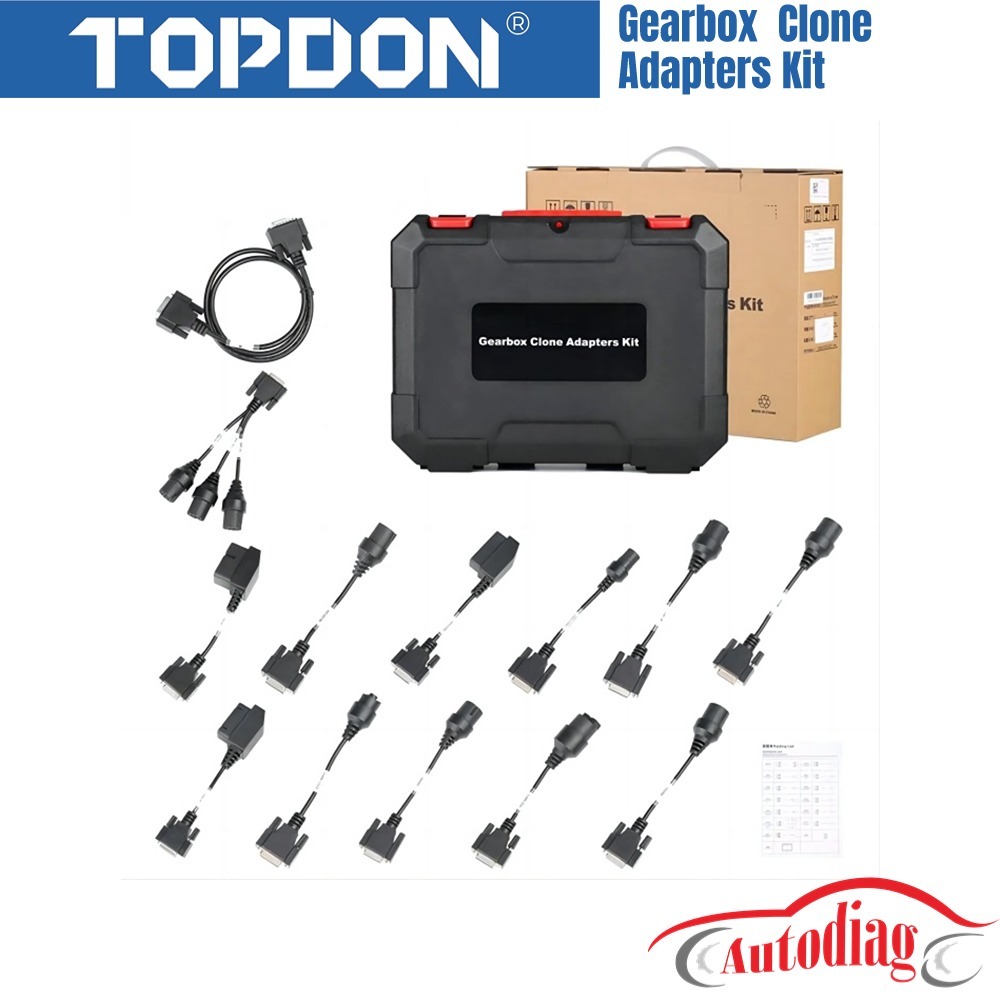 TOPDON ECU Programmer Gearbox Connectors Package for T-Ninja Box