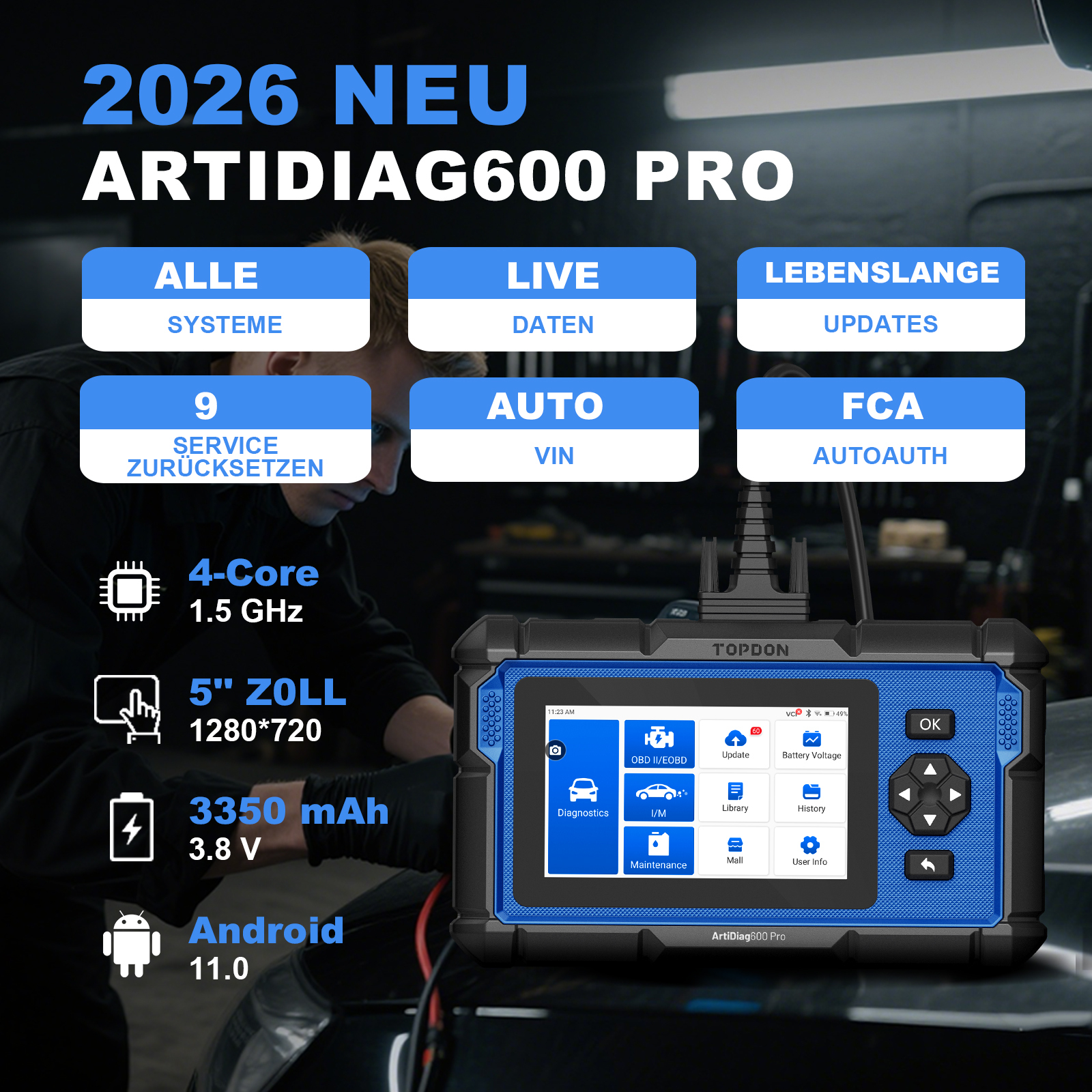 TOPDON ArtiDiag 600 Pro