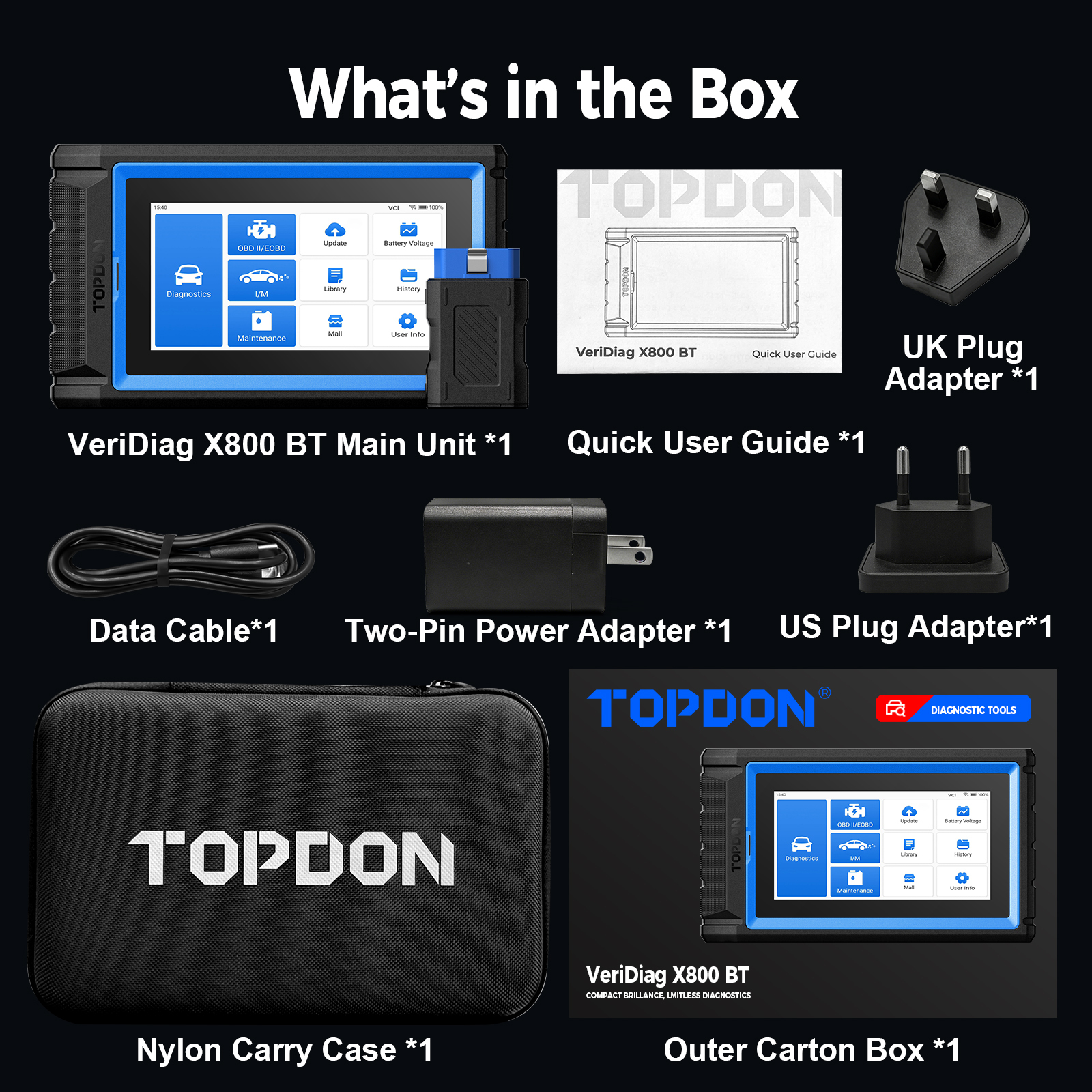 TOPDON VeriDiag X800BT