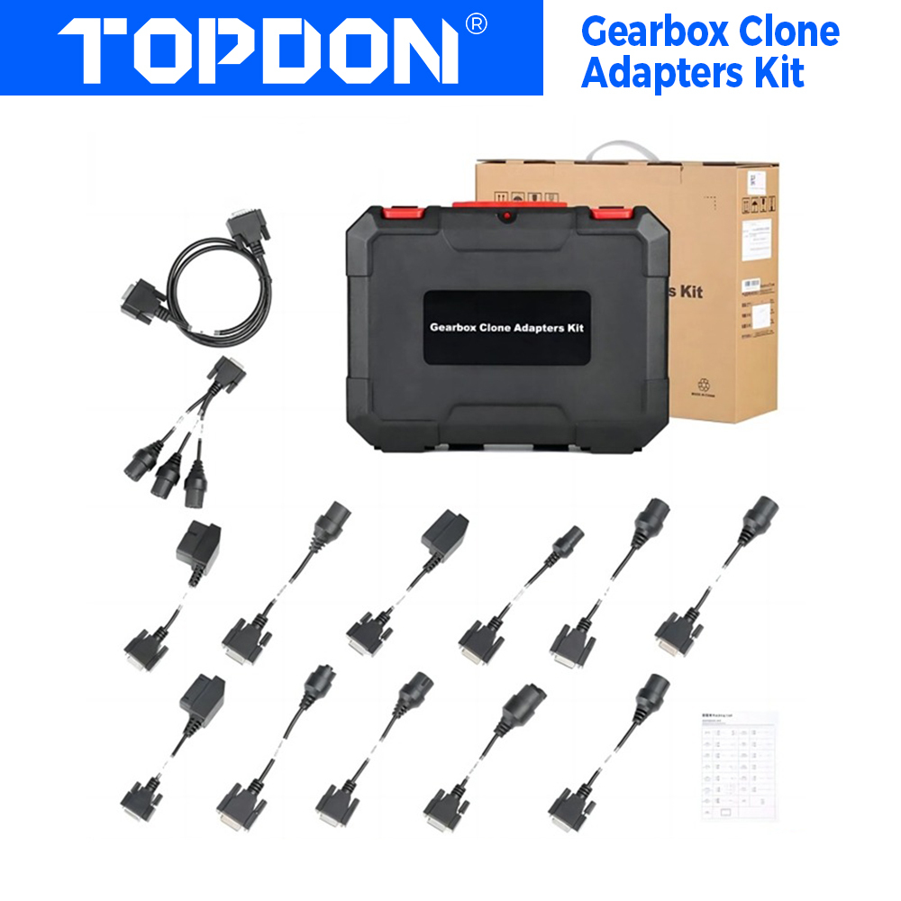 TOPDON ECU Programmer Gearbox Connectors Package for T-Ninja Box