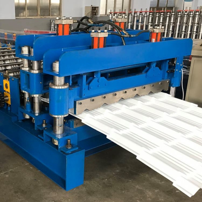 Aluminium Roofing Step Tile Roll Forming Machine