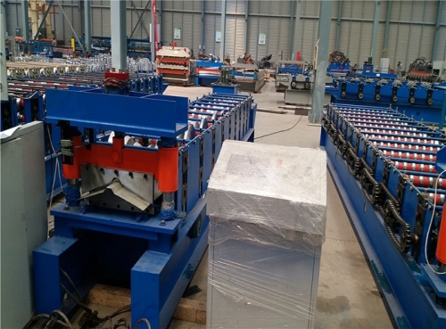 Metal Roofing Ridge Cap Roll Forming Machine