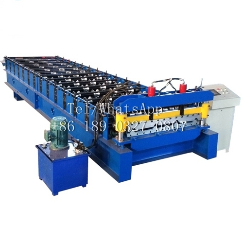 Tr4 Metalldach-Platten-Rolle, die Maschine für Baumaterial bildet