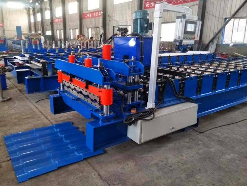 Bamboo Type Aluminium Metcoppo Roof Tile Forming Machine