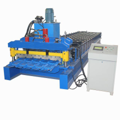 Aluminium Roofing Step Tile Roll Forming Machine