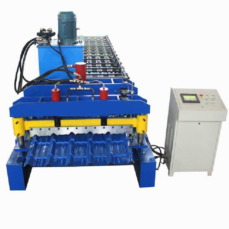 Aluminium Roofing Step Tile Roll Forming Machine