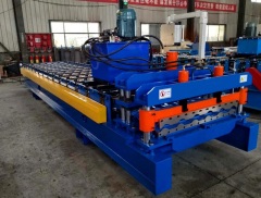 Bamboo Type Aluminium Metcoppo Roof Tile Forming Machine