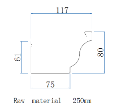 5 inch K Gutter Roll Forming Machine