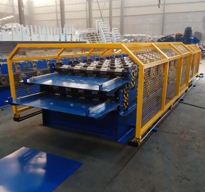 Metal Glazed Roofing Double Deck Roll Forming Machine