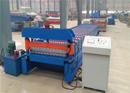 Calamina Ondulada Corrugated Wave Roofing Roll Forming Machine