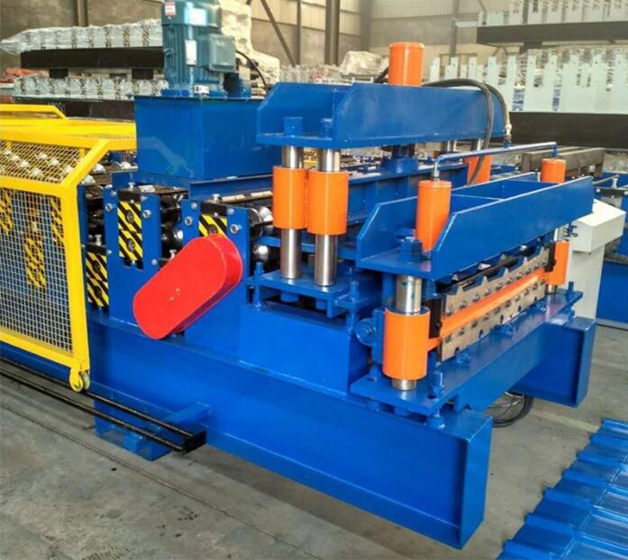 Metal Glazed Roofing Double Deck Roll Forming Machine