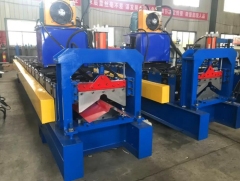 Africa use chromdek Roofing ridge forming machine