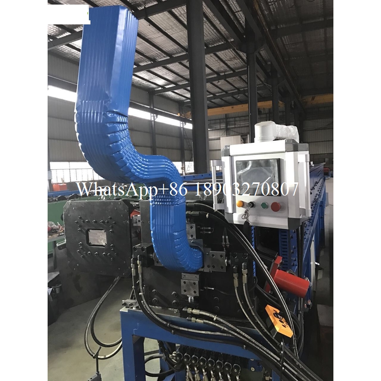 Round Square Downspout roll forming machine