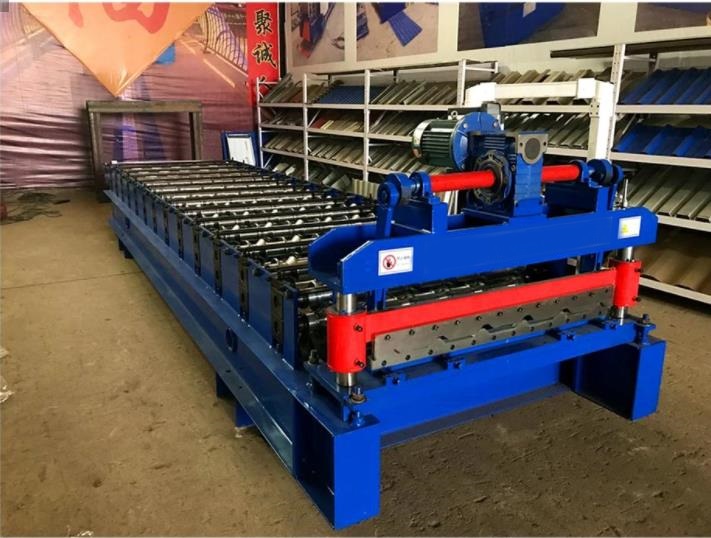 Faster Speed Roof roll forming machine with motor cutting