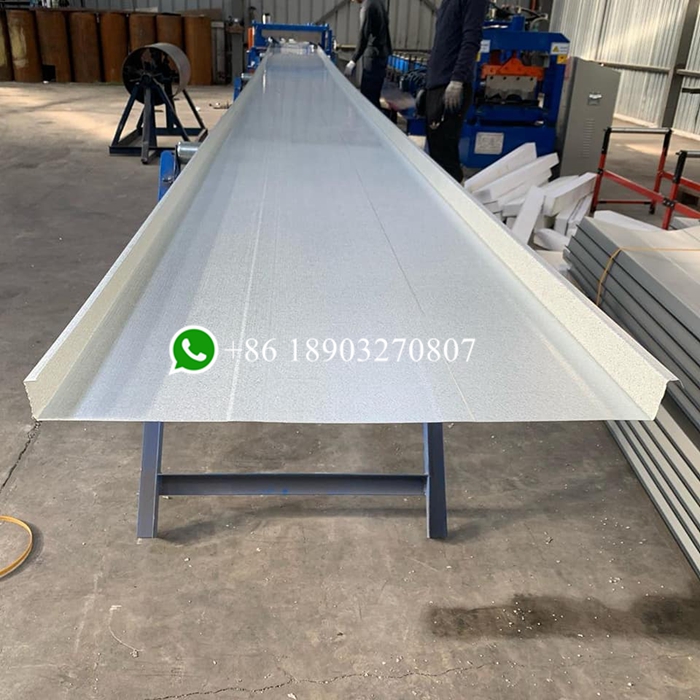 Clip lock Portable Standing Seam Roof Panel Forming Machine