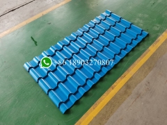 Bamboo Type Metal Roofing Glazed Tile Roll Forming Machine