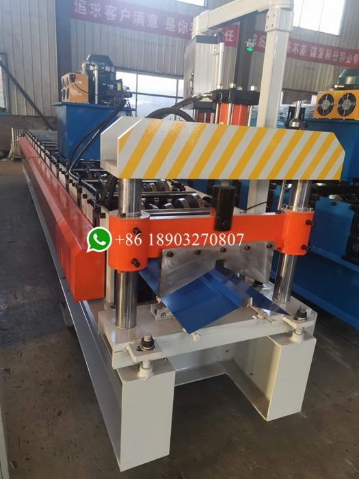 Galvanized Roof Ridge Cap Tile Making Machine