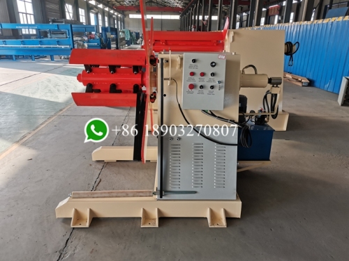 Automatische hydraulische Abwickelhaspel mit Spulen Auto