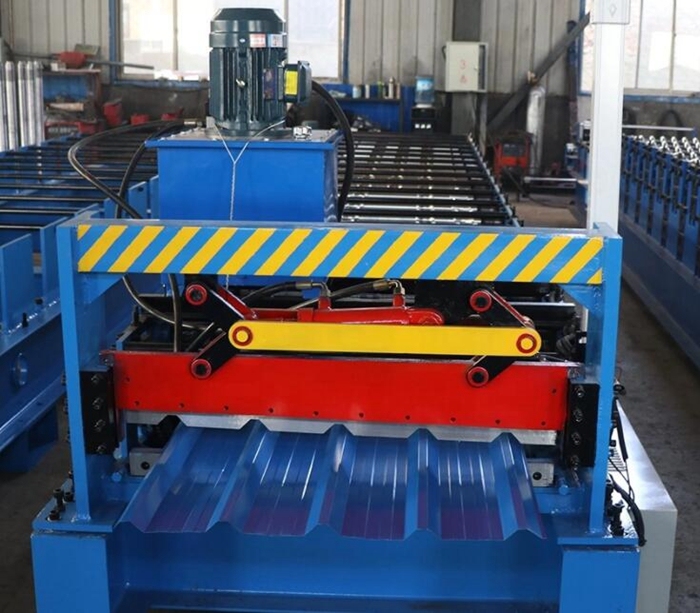 Nigeria Long Span Zinc Aluminum Roofing Sheet Forming Machine