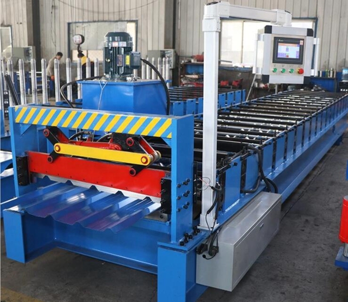 Nigeria Long Span Zinc Aluminum Roofing Sheet Forming Machine