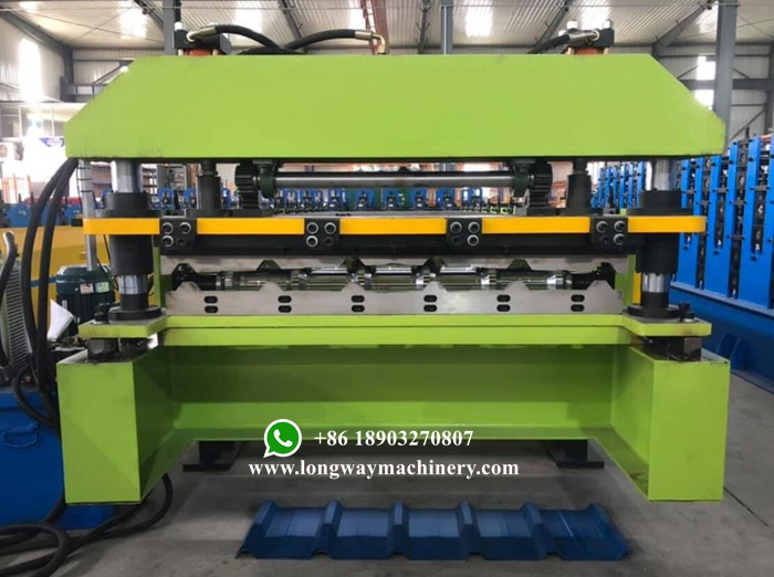 6 Rib Trapezoidal Steel Roofing Sheet Roll Forming Machine