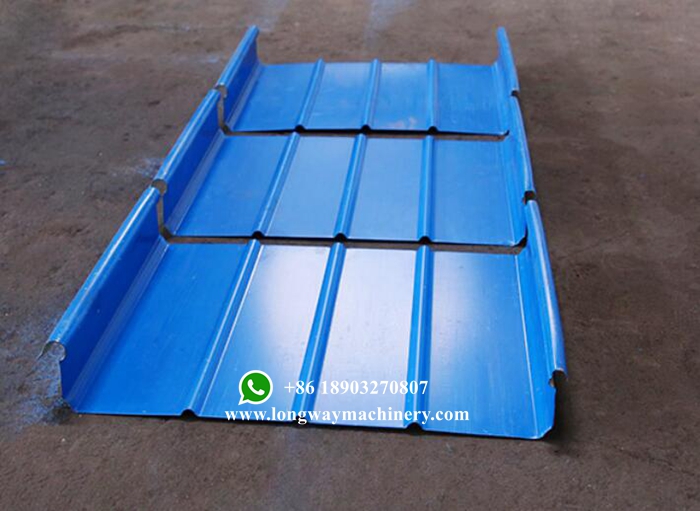 Metal Snap Lock Roofing Panel Standing Seam Roll Forming Machine