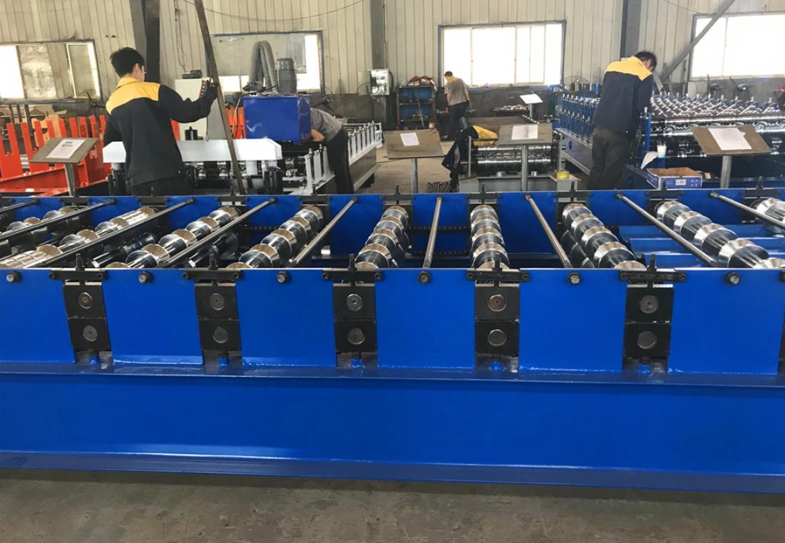 Nigeria Long Span Zinc Aluminum Roofing Sheet Forming Machine