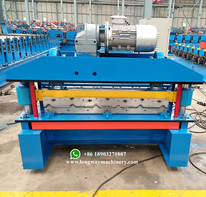 High Capacity Motor Cutting Trapezoidal Roof Sheet Making Machine