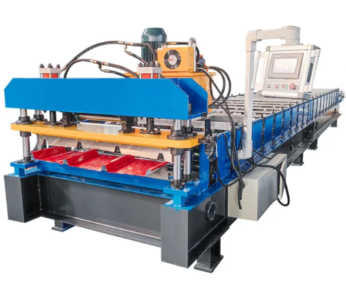 PV4 Tr5 Tr6 Metal Roofing Sheet Trapezoid Profile Roll Forming Machine