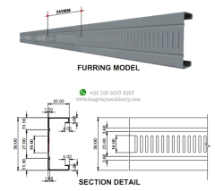 Drywall Furring channel forming machine