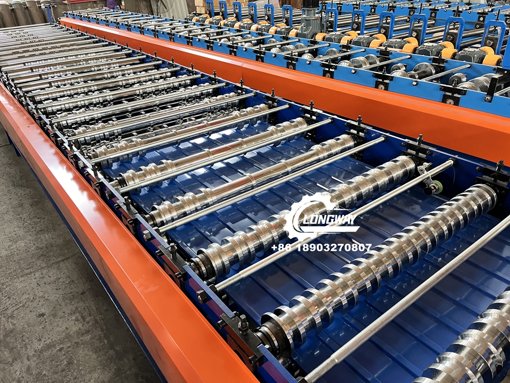 Russia Market Wall panel roll orming machine for C8 C10 C21