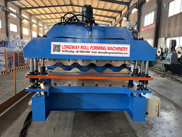 Double Deck Roof Tile Roll forming machine