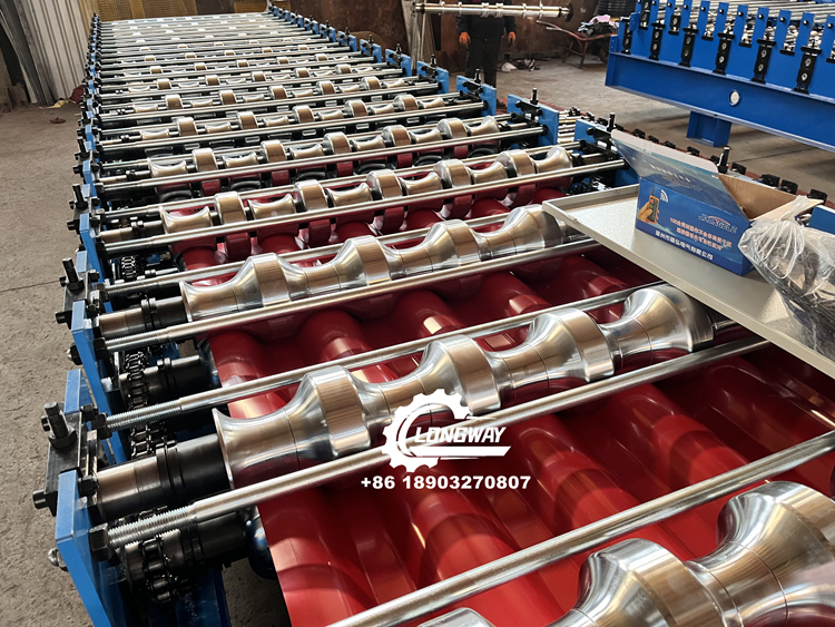 Double Deck Roof Tile Roll forming machine